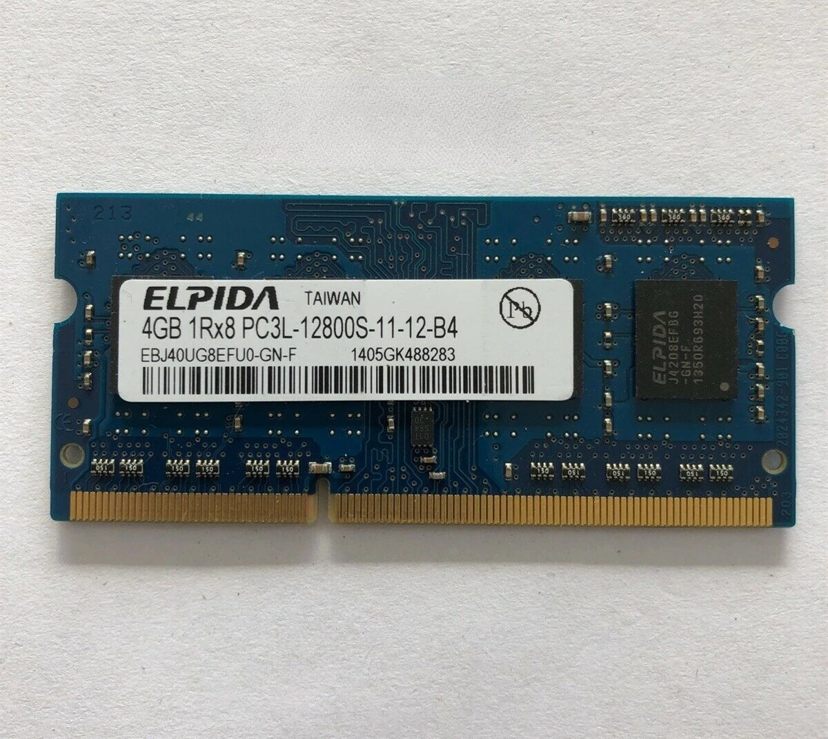 

RAM 4gb 1rx8 PC3L-12800S EBJ40UG8EFU0-GN-F Notebook Memory