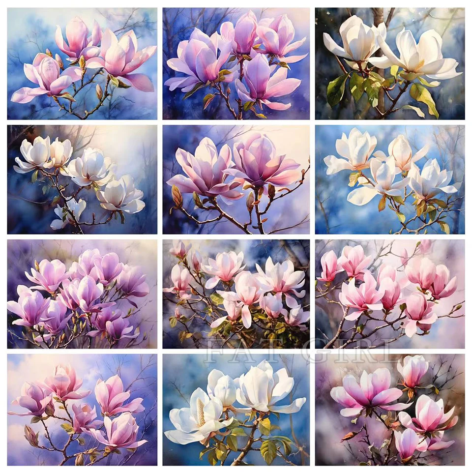 

Набор для алмазной живописи «Орхидея», квадратная картина 5D с вышивкой «цветы», мозаичная корзина из страз, новая коллекция 2023, украшение для дома