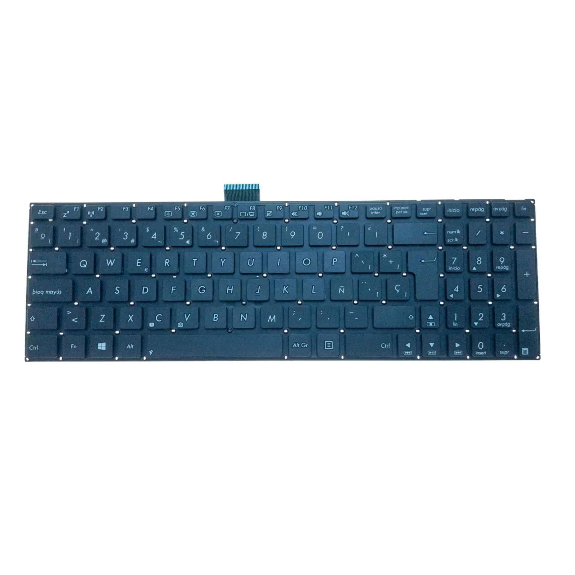 Фото Новая испанская клавиатура для ноутбука ASUS X555 X555L X555LA X555LD X555LN X555LP X555LB X555LF X555LI X555U TP550 0KN0-N32IT13 №2