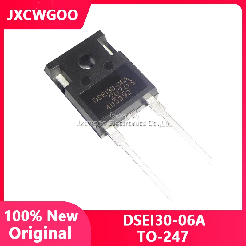 

10pcs 100% new imported original DSEI30-06A DSE130-06A TO-247 fast recovery diode 37A 600V