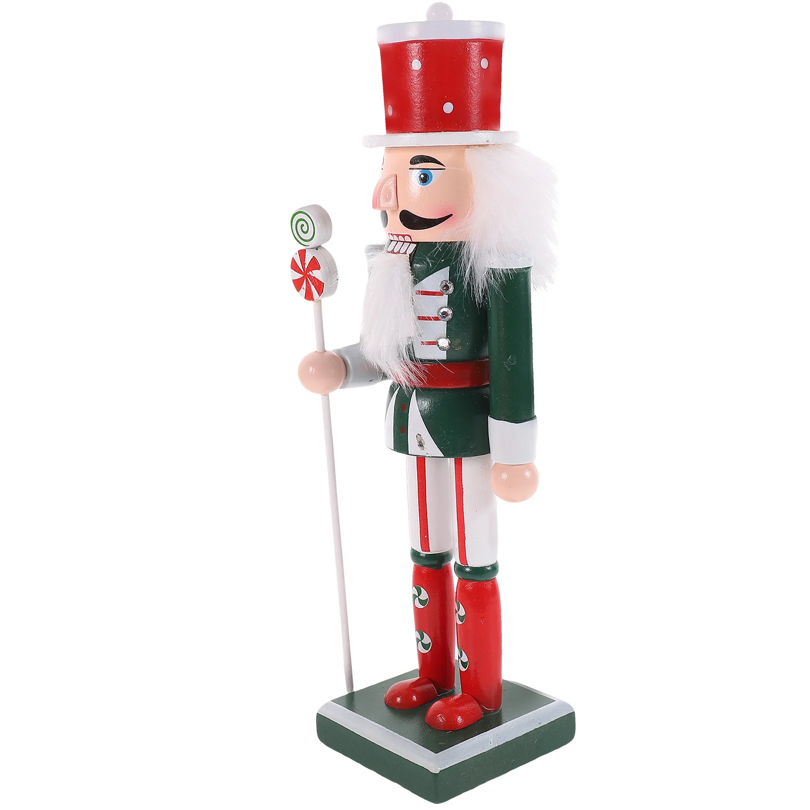 

Christmas Nutcracker Decoration Wood Nutcracker Figure Xmas Party Table Centerpiece
