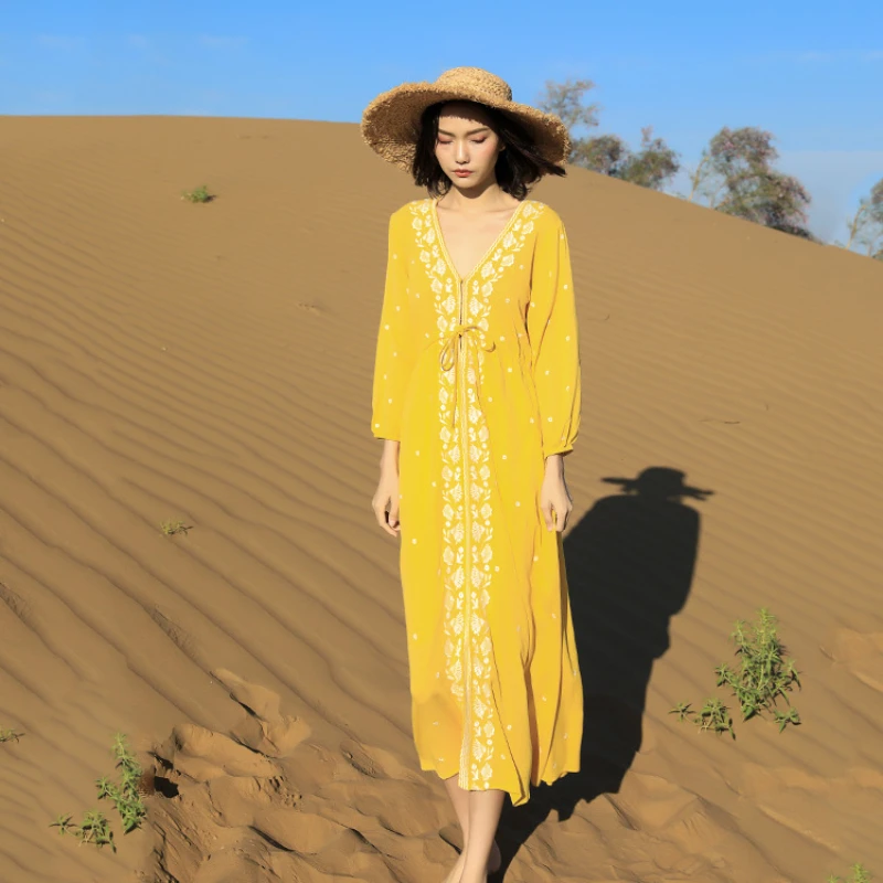 

Elegant Dresses For Women 2022 Summer Female Luxury Designer Festival Clothing High Quality Fashion Brand Birthday Party Outfits