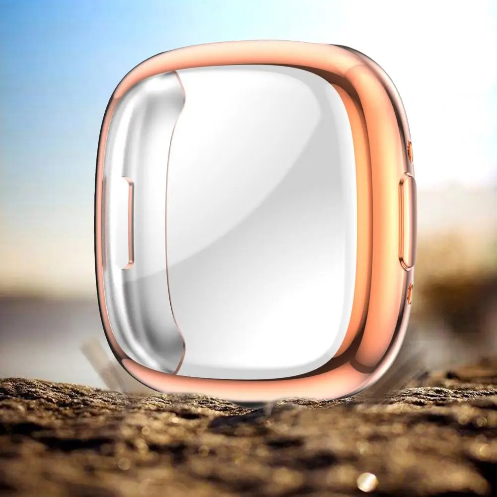 

Practical Watch Cover Shockproof Smart Watch Shell Electroplating Full Wrap Watch Protective Case Drop Protection