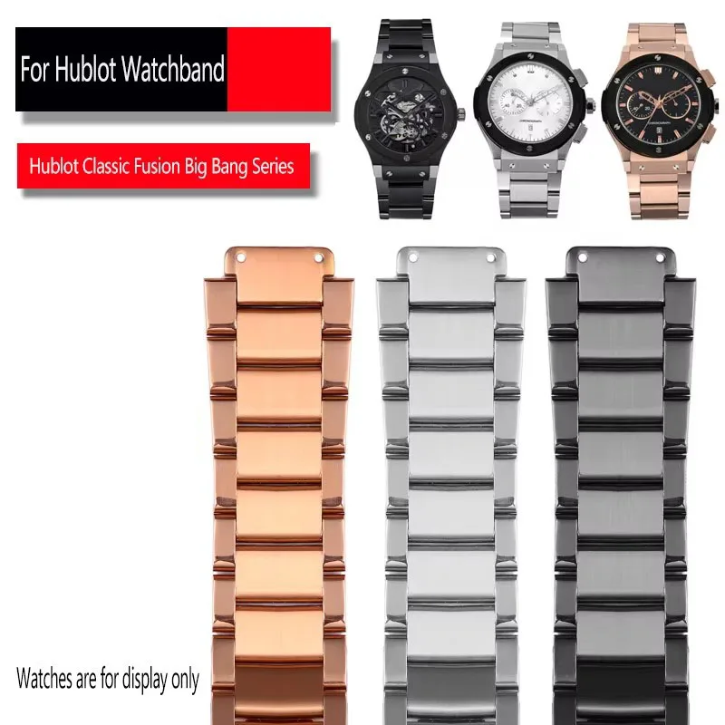 27*19 для HUBLOT Classic Fusion Big Bang ремешок часов с приподнятым ртом цепочка из твердой