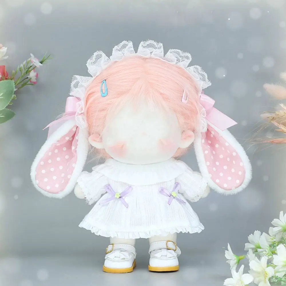 

Одежда для куклы 20 см, наряд для куклы-идола, мини-одежда, хлопковые набивные куклы, модное платье, милая повязка на голову, одежда, костюм, иг...