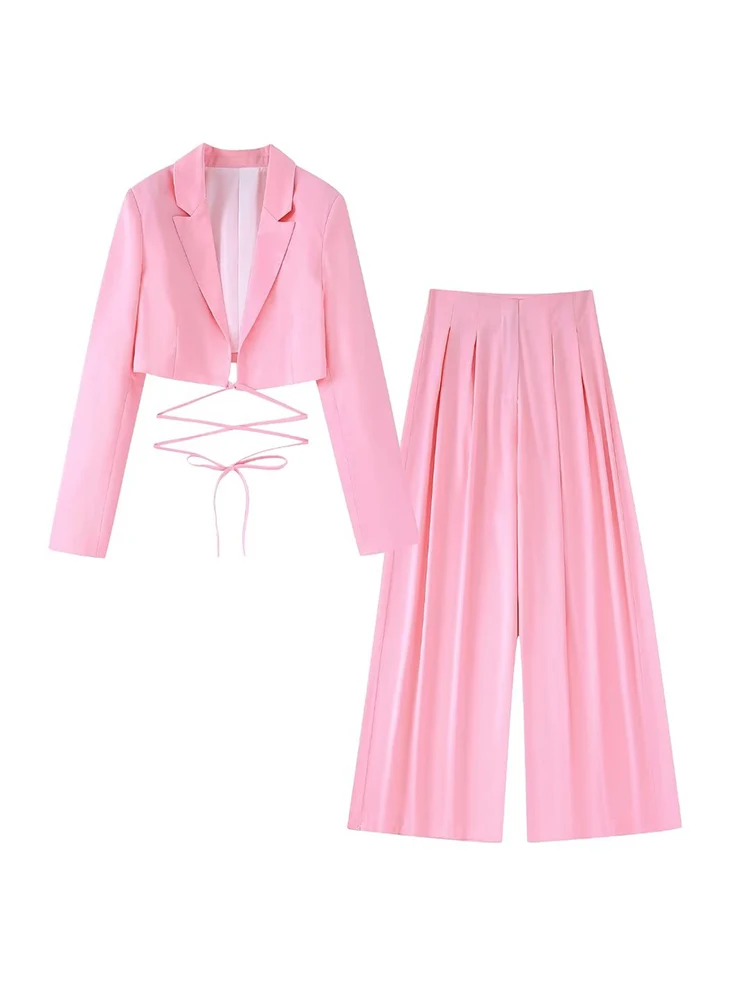 

Весна-Осень 2022, Женский шикарный и элегантный Шелковый кружевной короткий Блейзер с отложным воротником и длинными рукавами и повседневные...