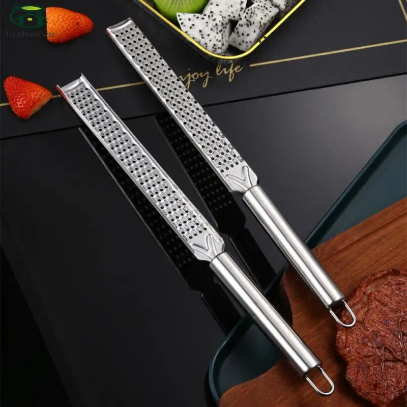 Efficient Stainless Steel Long Handle Cheese Shaver Home Supplies Lemon Peel Wipes Chocolate
