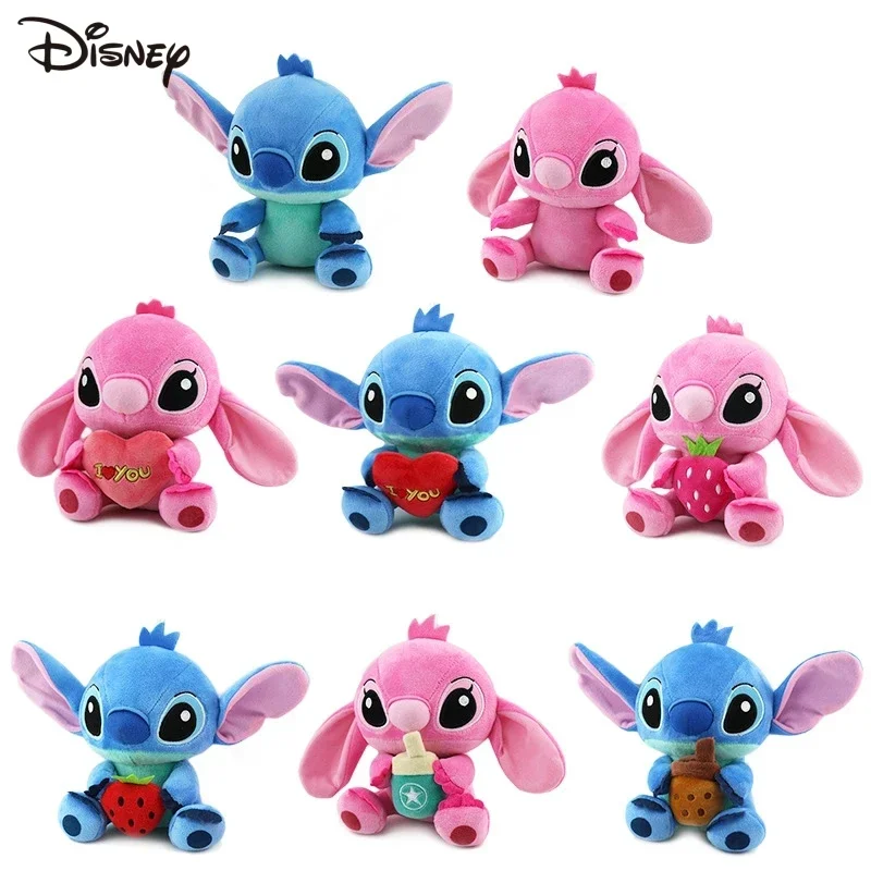 

20cm Disney Stitch Stuffed Plush Models Cartoon Stuffed Plush Dolls Anime Plush Baby Toys Kawaii Kids Birthday Christmas Gift