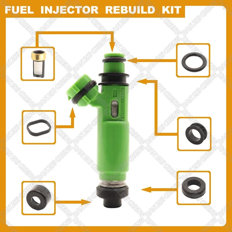 Уплотнения топливных форсунок Ремонтные фильтры уплотнительного кольца для