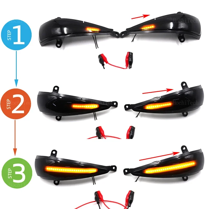 Динамический светодиодный указатель поворота индикатор зеркала мигалка