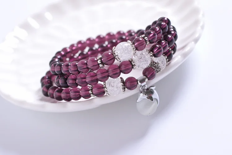 

New Natural Crystal Beads Bracelet For Money Transfer Gourd Fashion Woman Jewelry Wholesale Drop Shipping