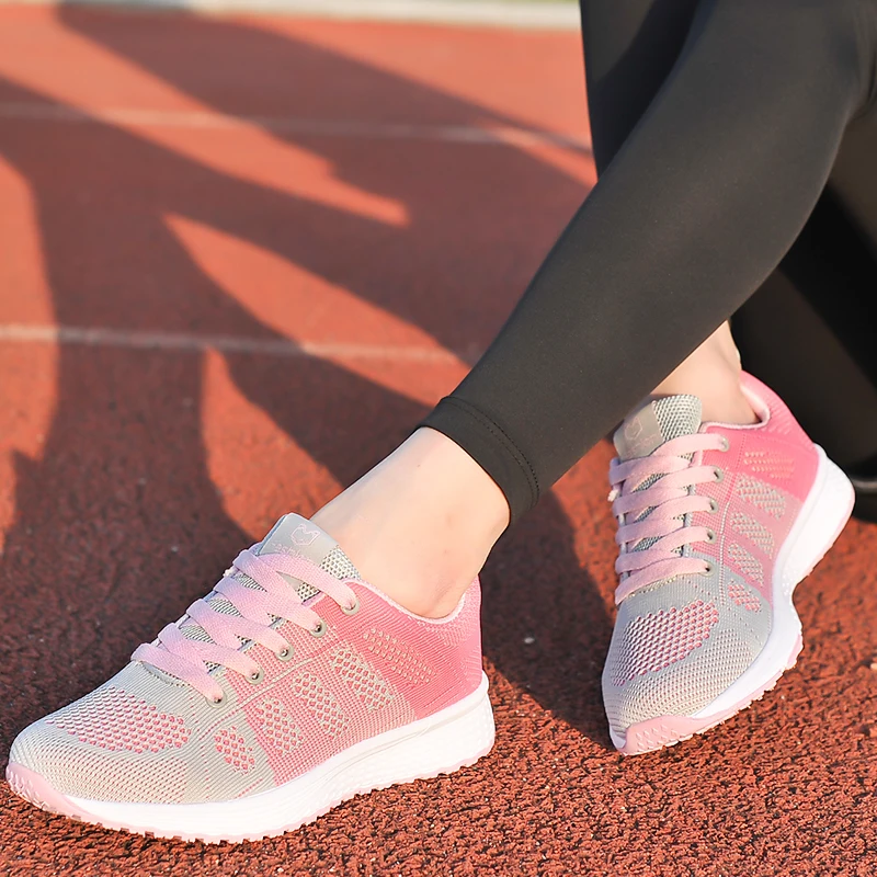 New Hot Style Women's Sneakers Lightweight Womens Running Shoes Air Mesh Breathable Platform Women Sneakers Chaussure Femme