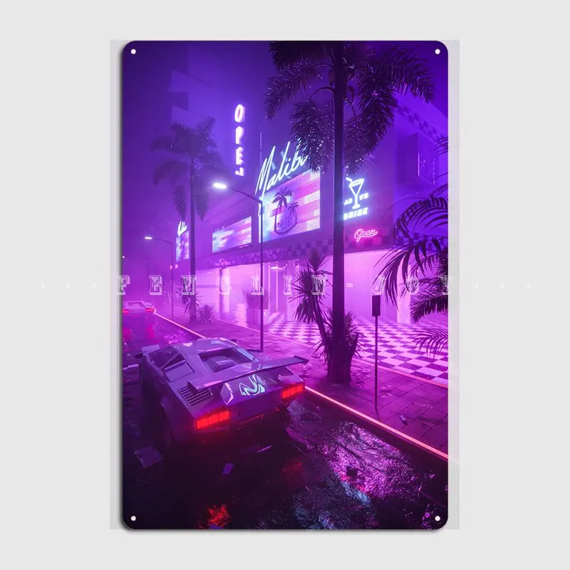

Back To 80s Metal Sign Funny Cinema Living Room Pub Garage Wall Decor Tin Sign Posters