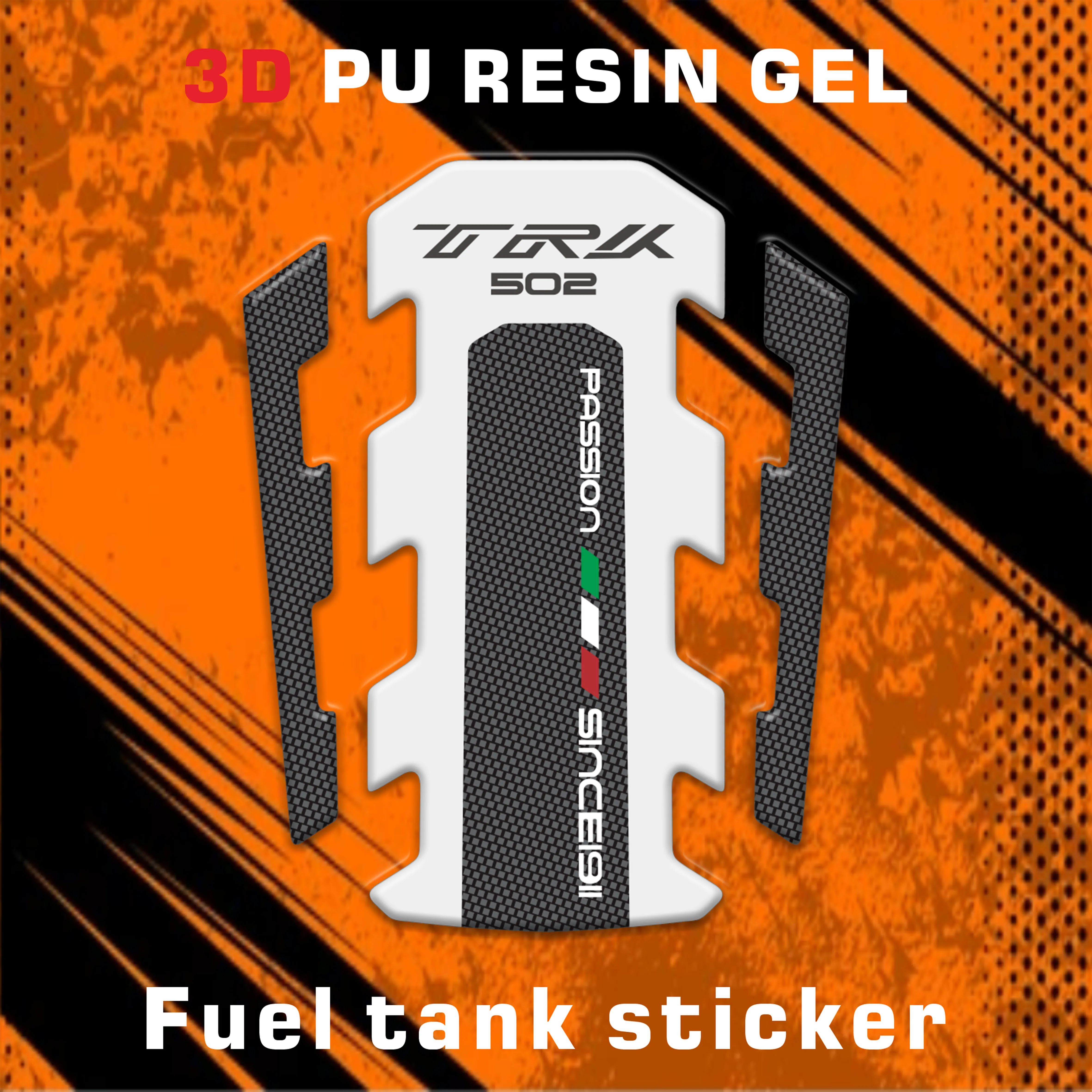 

For Benelli TRK 502 Motorcycle Accessories Fuel Tank Pad Decal Sticker