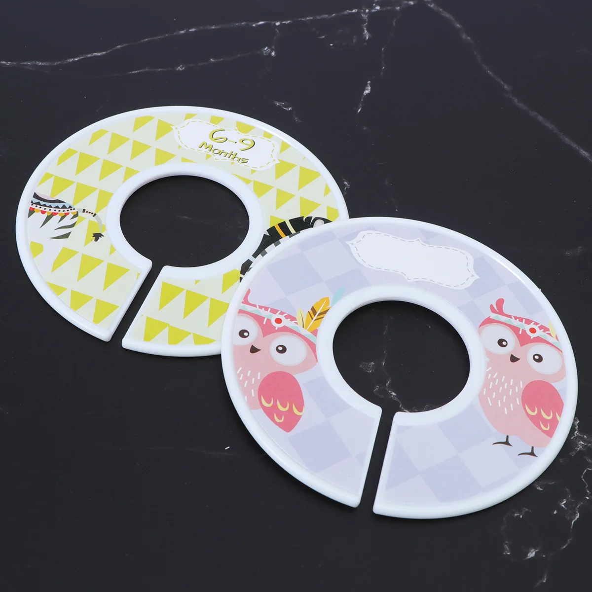 

Size Baby Closet Rings Dividers Clothing Hanger Organizers Dispaly Plastic Round Drawers Storage Racks Coat Markers Retail