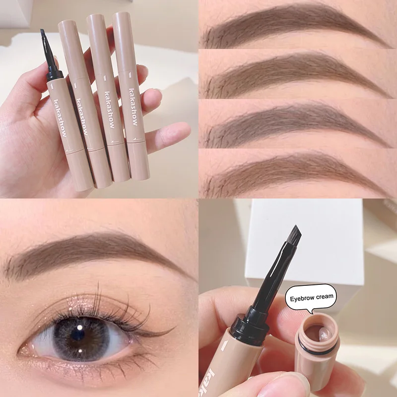 

Eyebrow Cream Non-smudge Brown Setting Dye Brows Pen Waterproof Lasting Makeup Brow Balm Natural Quick-drying Eyebrow Enhancers