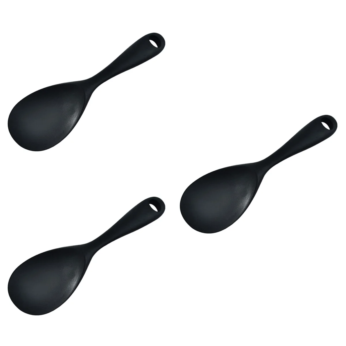 

Rice Paddle Spoon Soup Spoons Ladle Silicone Serving Japanese Scoop Cooker Mixing Retro Spatula Asian Mashed Sushi Sauce