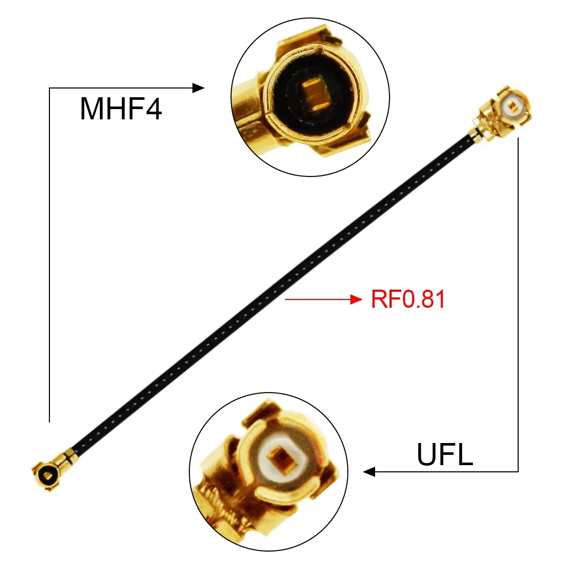 

Переключатель U.FL UFL MHF4, кабель с косичкой, 10 см для беспроводного маршрутизатора с картой PCI WIFI