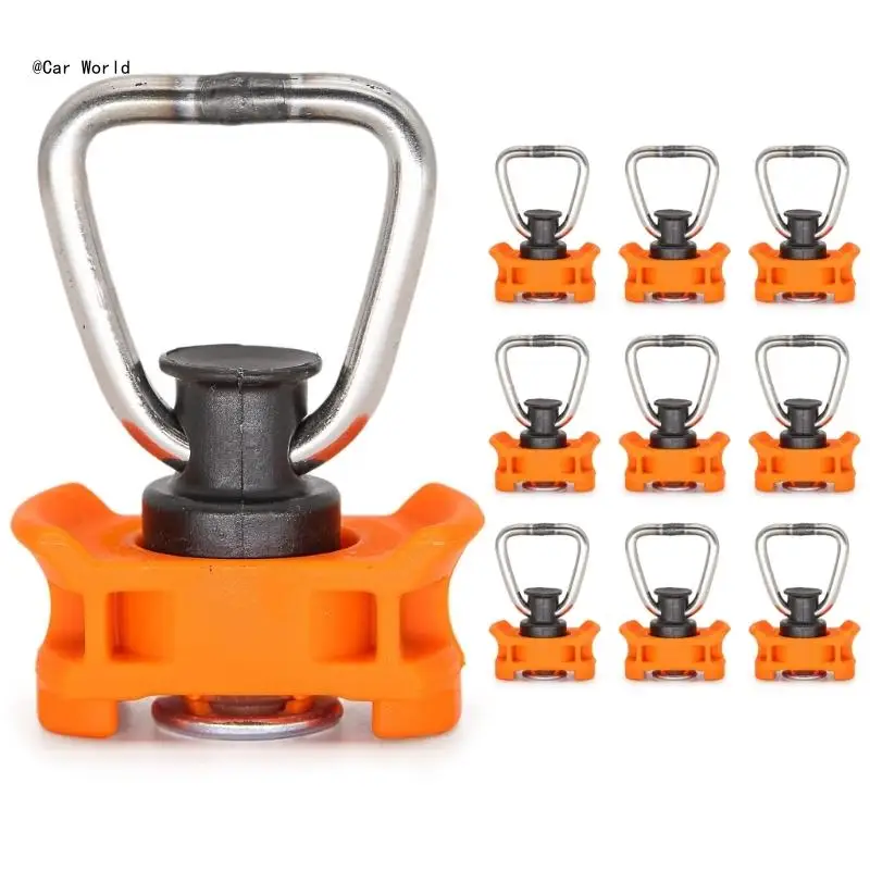 

Точки крепления авиационных рельсов из нержавеющей стали с возвратной пружиной для автодомов и кемперов, прицепного транспорта,