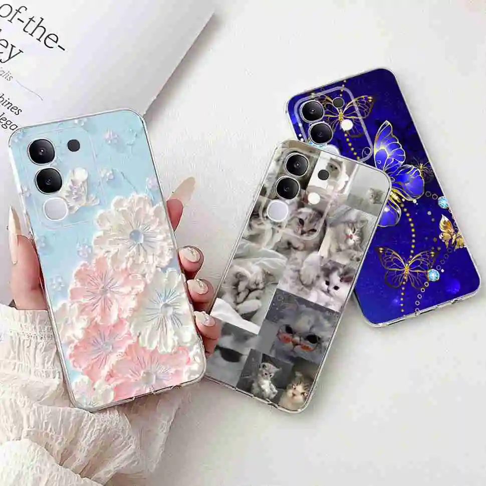Чехол для Vivo Y29 4G Cute Dargon Cartoon Fundas 6 68 дюйма силиконовый мягкий чехол Y 29 VivoY29 бампер