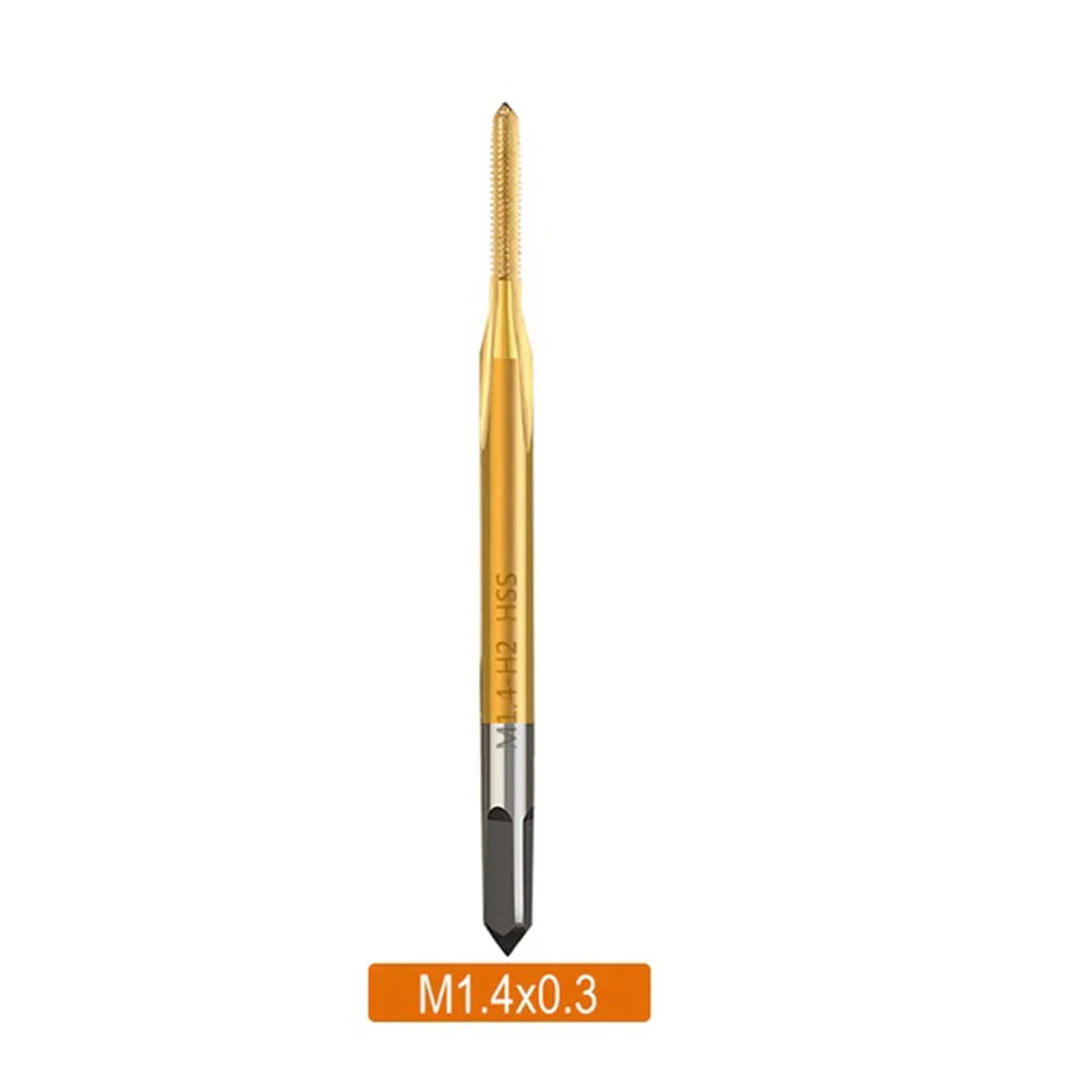 

Метчик HSS с титановым покрытием M1 M1.2 M1.4 M1.6 M1.7 M1.8