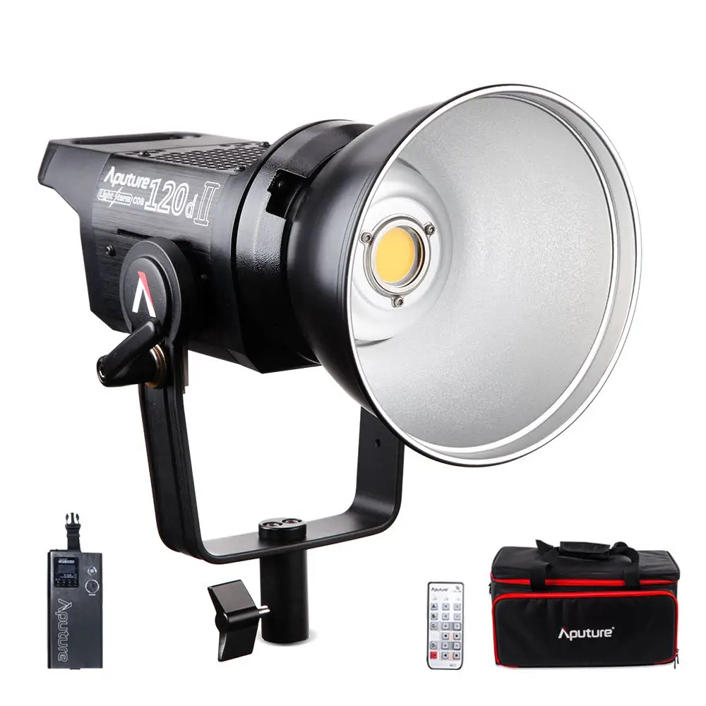 

Aputure LS C120DII 120D II дневсветильник 180 Вт светодиодный непрерывный V-образный свет для видеосъемки 5500K Bowens дневсветильник свет светильник студийн...