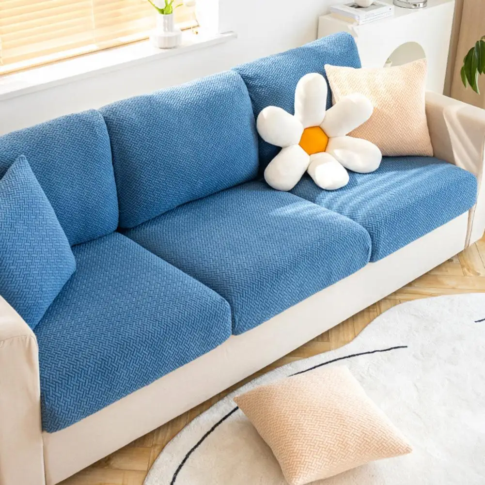 

Sofa Cushion Non-deformable Wear-Resistant All Seasons Lazy Polar Fleece Sofa Cover Comfortable Sofa Slipcover Home Supply