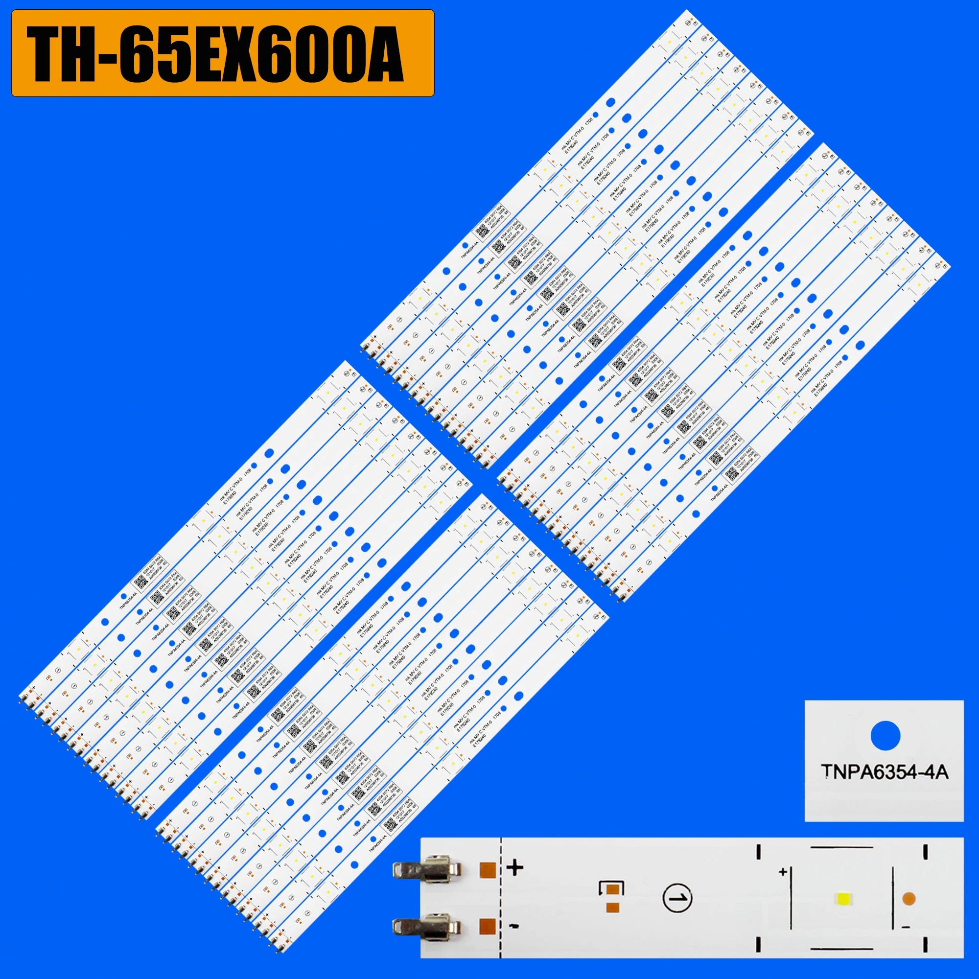 Светодиодная лента подсветки для TH-T65EX600K TX-65EX600E TX-65EX610E TH-65EX600A TX-65FXR600 TX-65FXX689 TNPA6354-4A