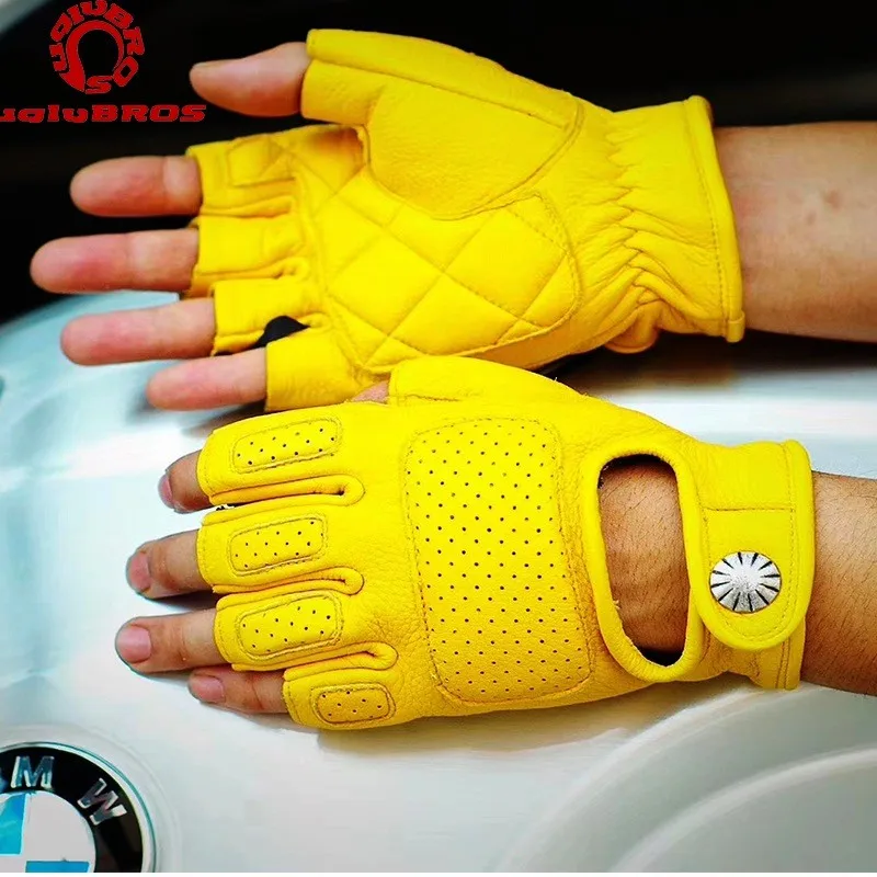 Мотоциклетные Перчатки Uglybros из овчины защитные удобные перчатки натуральной