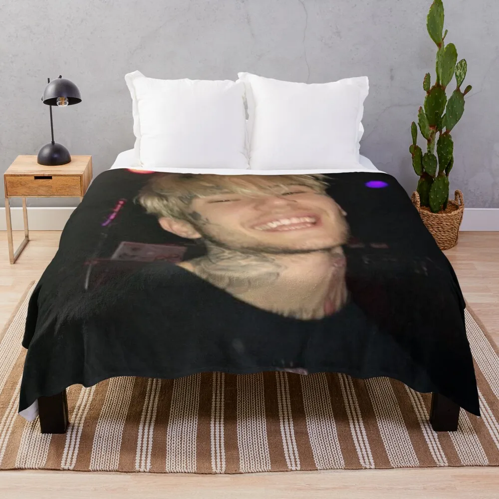 

lil peep merch Throw Blanket Double Plush Blanket Soft Single Blanket