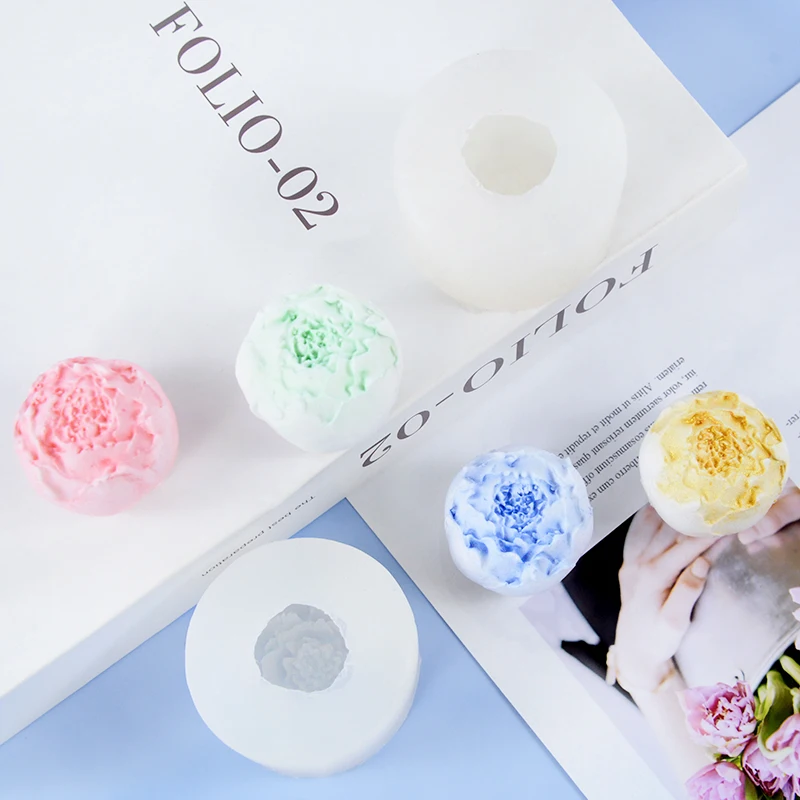 1 шт. форма для торта в форме розы DIY шоколадные помадные свечи восковые