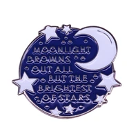 pearls of wisdom enamel pin wrap clothes lapel brooch fine badge fashion jewelry friend gift