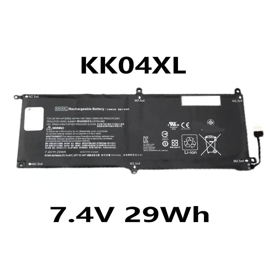 KK04XL 7 4 V 29Wh Аккумулятор для ноутбука HP Pro x2 612 G1 753703-005 HSTNN-I19C 753329-1C1 753329-541HSTNN-IB6E