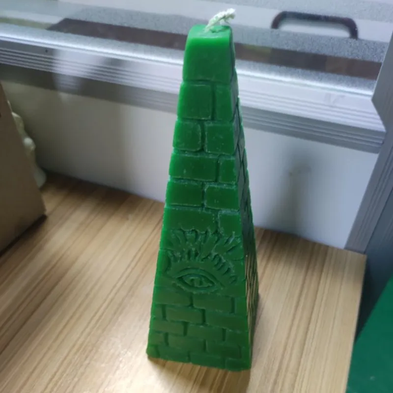 

Cone Oyramid Silicone Candle Mold for Handmade Desktop Decoration Gypsum Epoxy Resin Aromatherapy Candle Silicone Mould