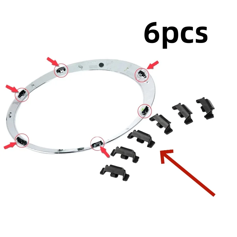 

6 шт. мини-зажимы для фар, замена F54 F55 F56 F57, зажимы для отделки передних фар для Cooper S Jcw Gp