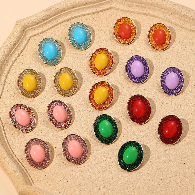 

U.sun Vintage Ear Studs for Women Big Earrings Trend 2022 for Girl Teen Fashion Classic Korean Style Jewelry Cute Gifts Surprise