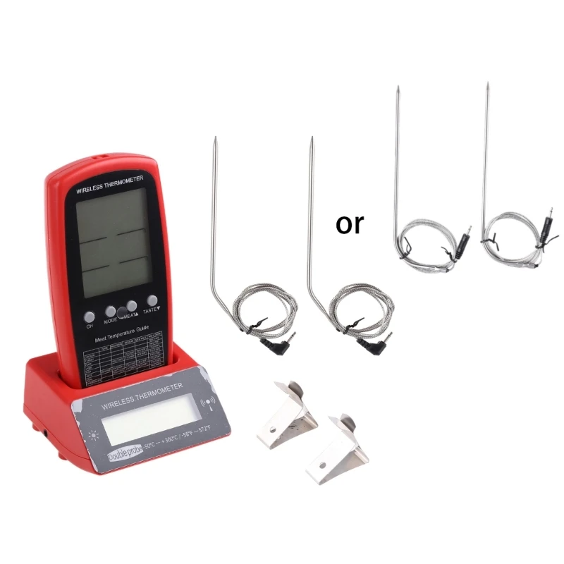 

Практичный термометр для мяса, цифровой термометр для барбекю, беспроводной термометр для духовки