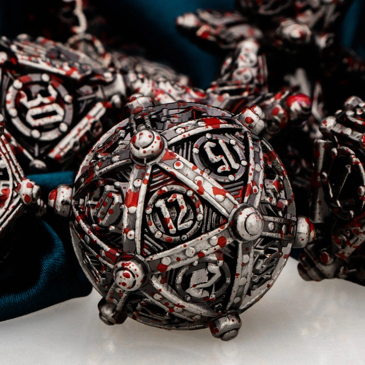 

Металлическая ролевая игра DND Polyhedral D и D, ролевые игры D и D для подземелья и дракона D20 D12 D10 D8 D6 D4