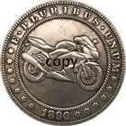 Монета в стиле панк мотоцикл Хобо, монета Егера, монета США, подарок, Реплика вызова, памятная монета, коллекция монет