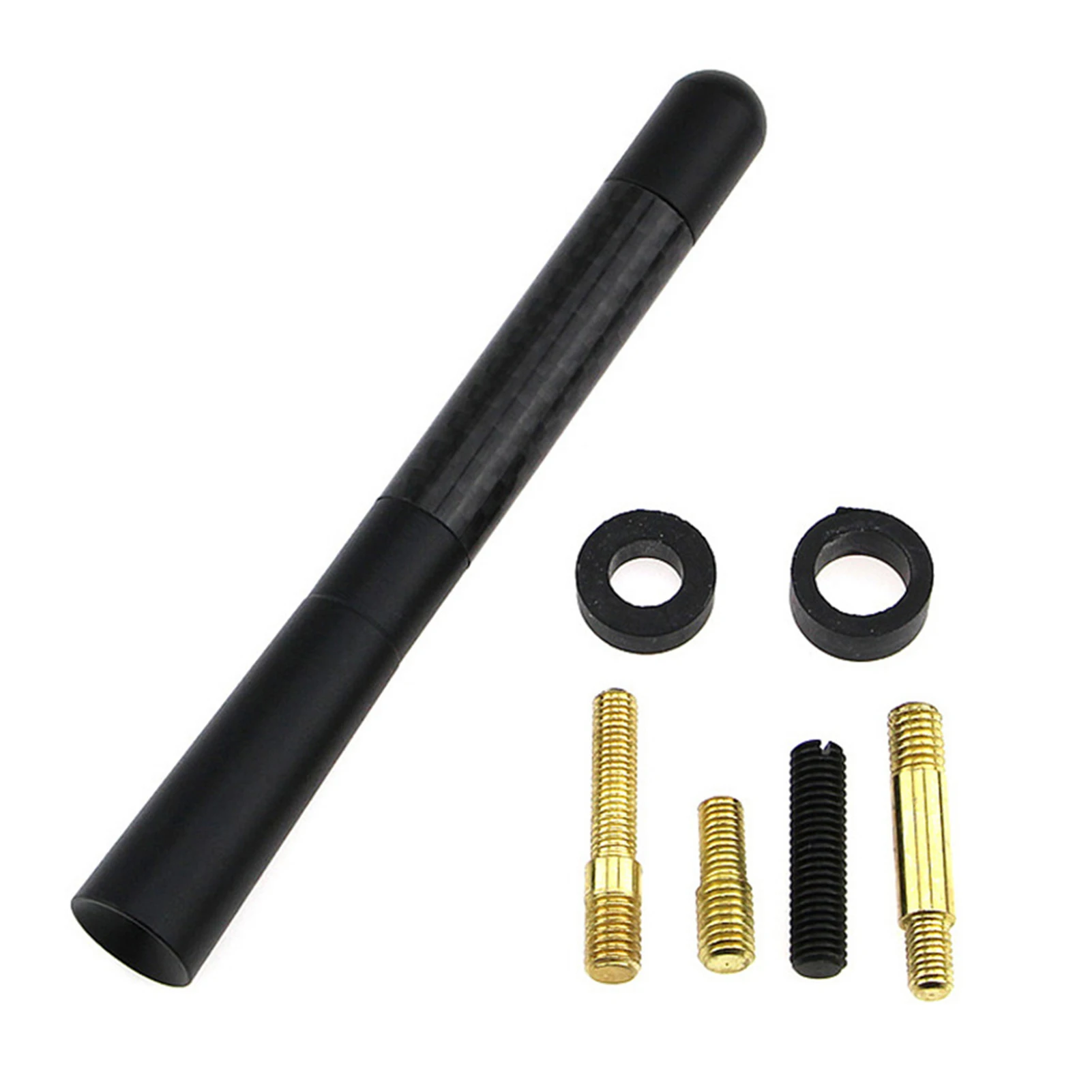 

Bullet Antenna Car Antenna Hard Anodized Black Finish Receivers For Cars Signals Enhancers For Lorry SUV Pickup Truck