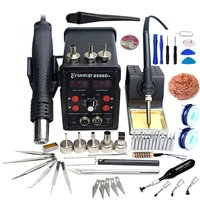 double digital display electric soldering iron 40w in s station set
