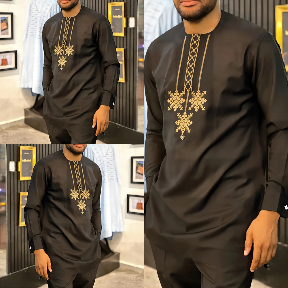 

Men's Stylish African Dashiki Shirt - Ideal for Wedding and Party, Vibrant Africa Clothing