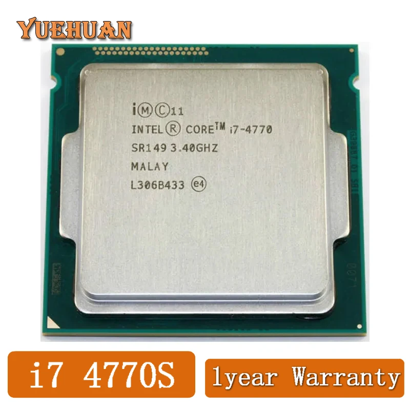 

Intel Core i7-4770S i7 4770S 3.1 GHz Quad-Core Eight-Thread CPU Processor 65W 8M LGA 1150