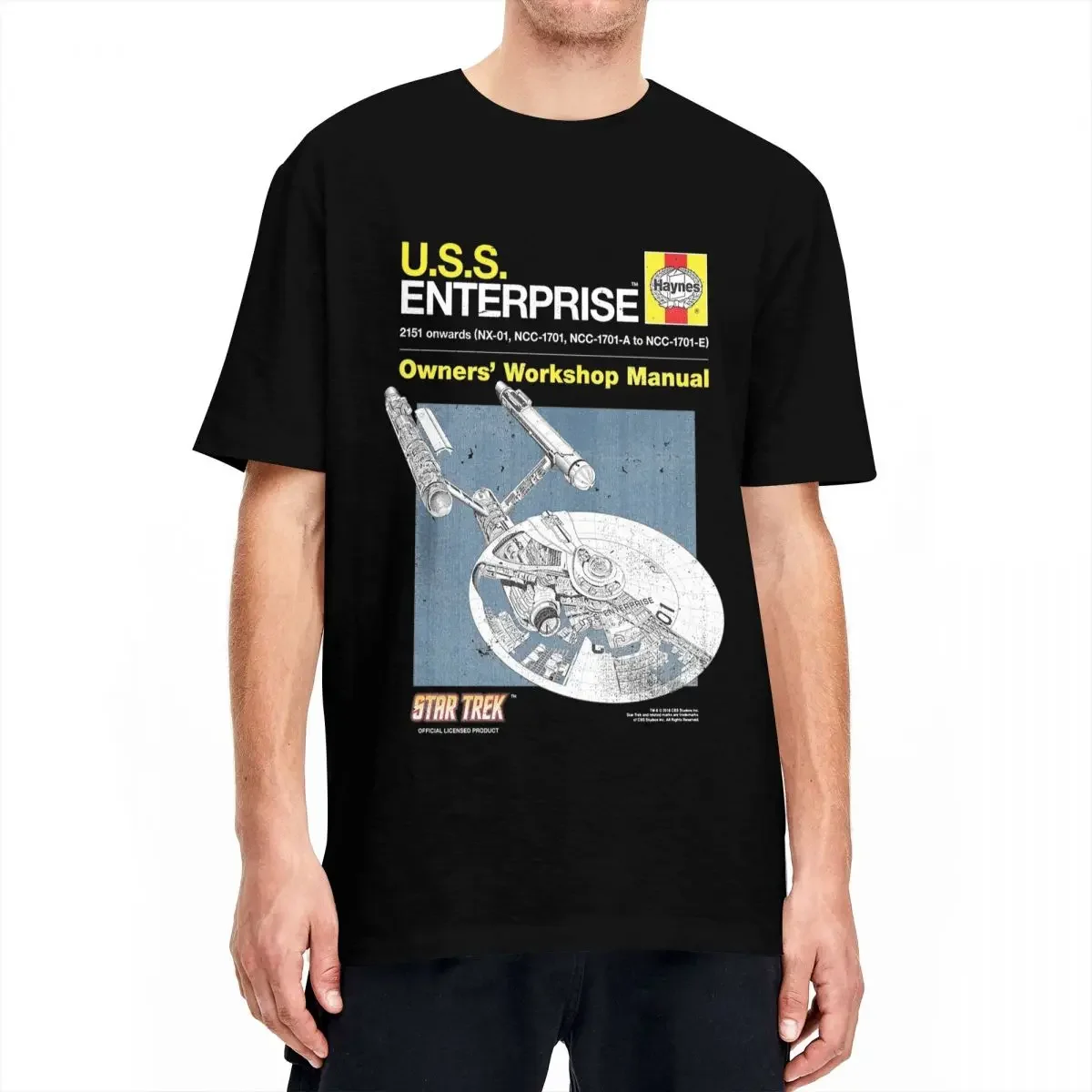 Винтажная женская футболка с круглым вырезом Star Treks Повседневная из 100% хлопка