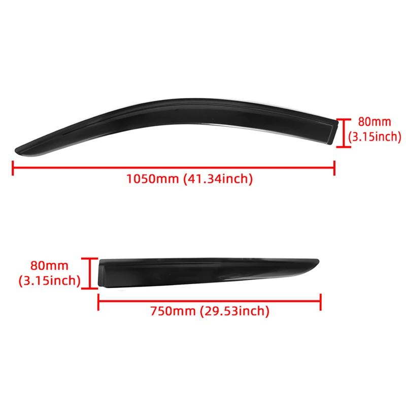 Оконный козырек для Toyota CHR C-HR 2017-2024 защитный от ветра дефлектор солнца и дождя