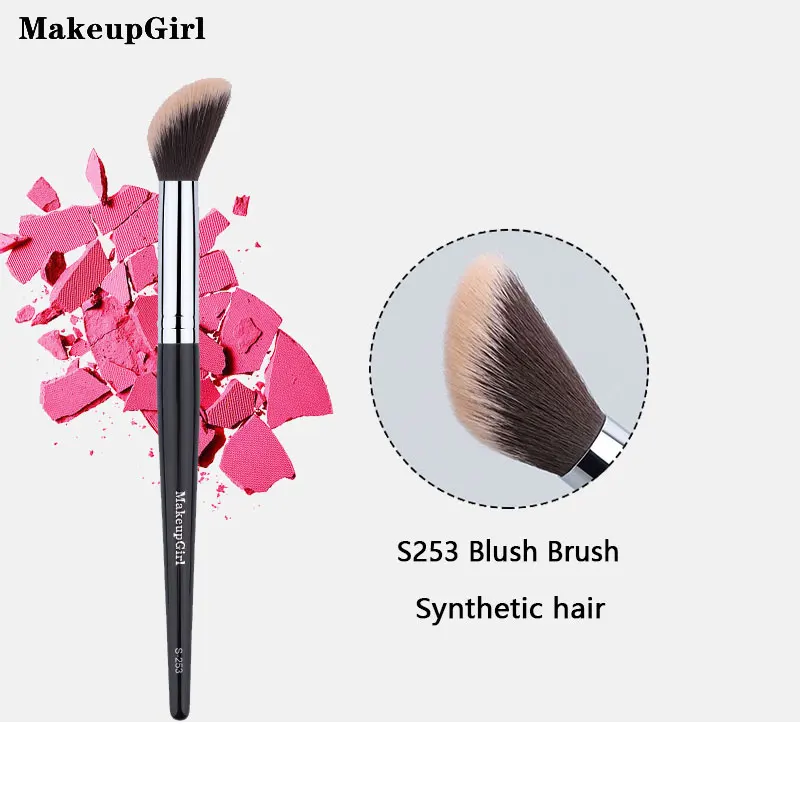 

MakeupGirl Professional Makeup Brushes High Quality Goat Hair Foundation Blush Repair Contour Shadow Blending Make Up Brush Tool