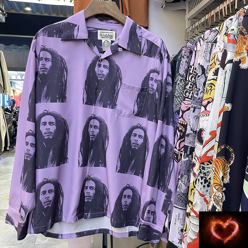 

Гавайская рубашка с длинным рукавом и черепом в гавайском стиле