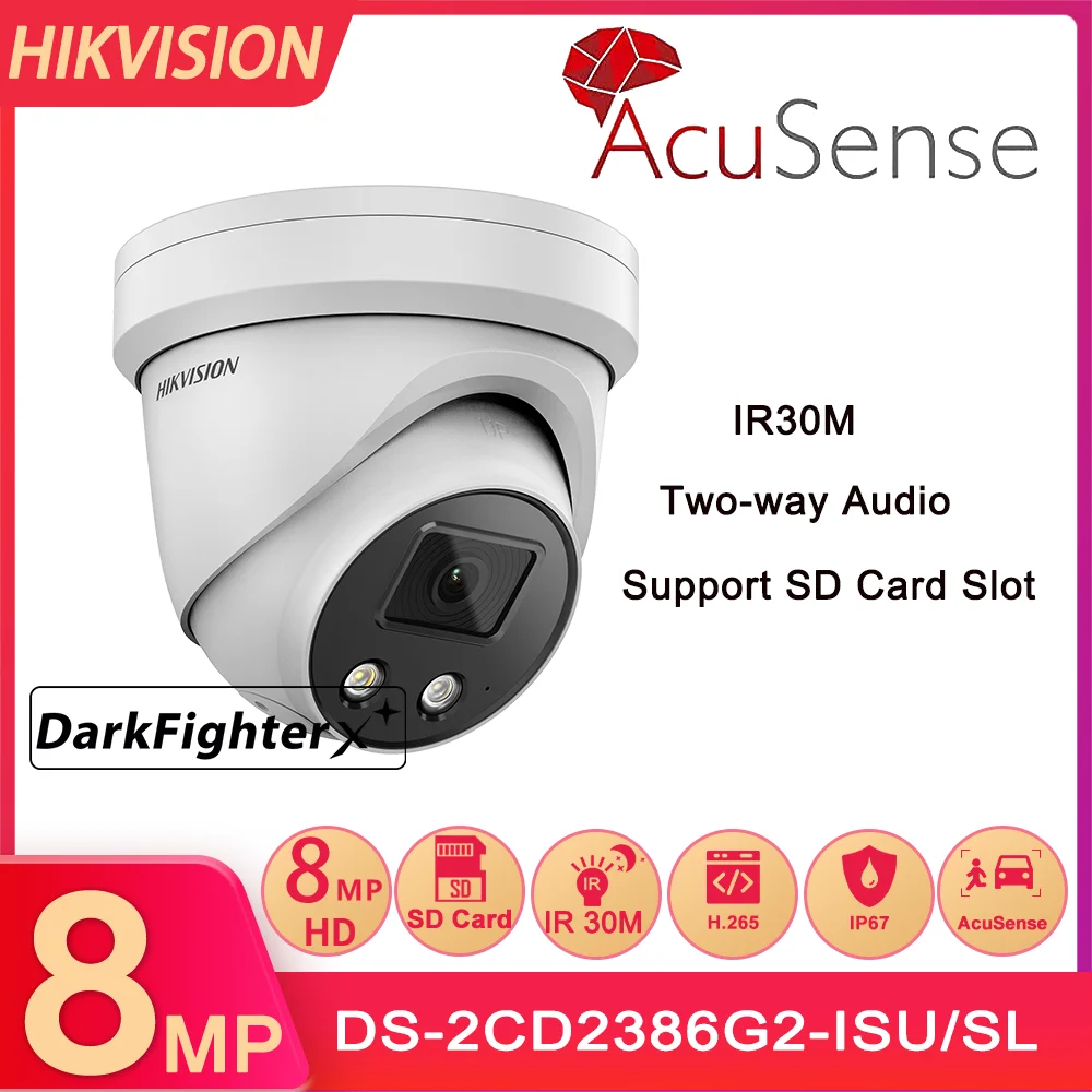 

IP-камера видеонаблюдения Hikvision, 8 МП