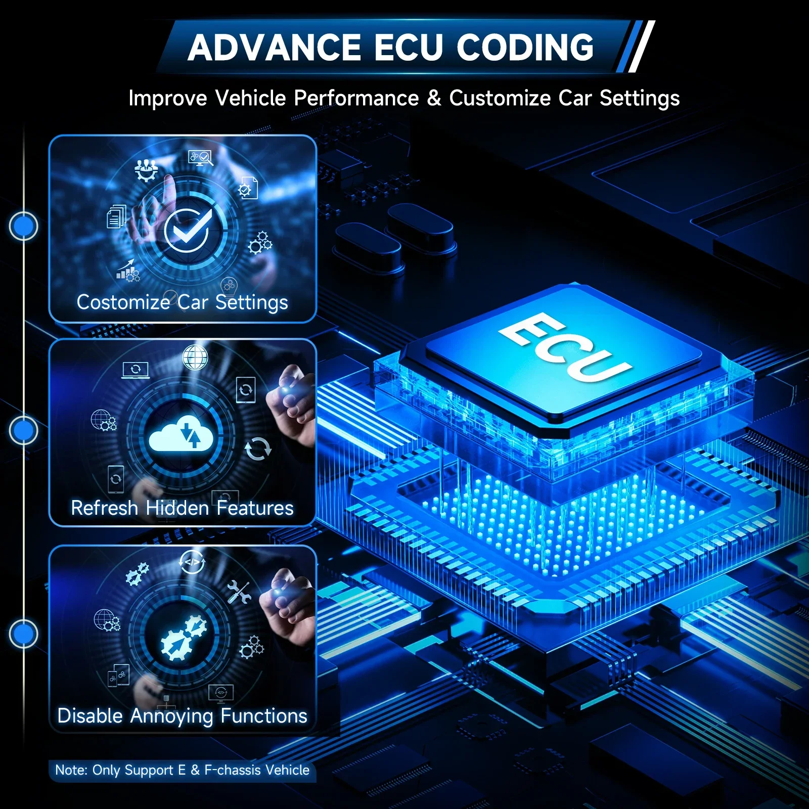 FOXWELL NT710 OBD2 Автомобильные диагностические инструменты Двунаправленный тест IMMO A/F