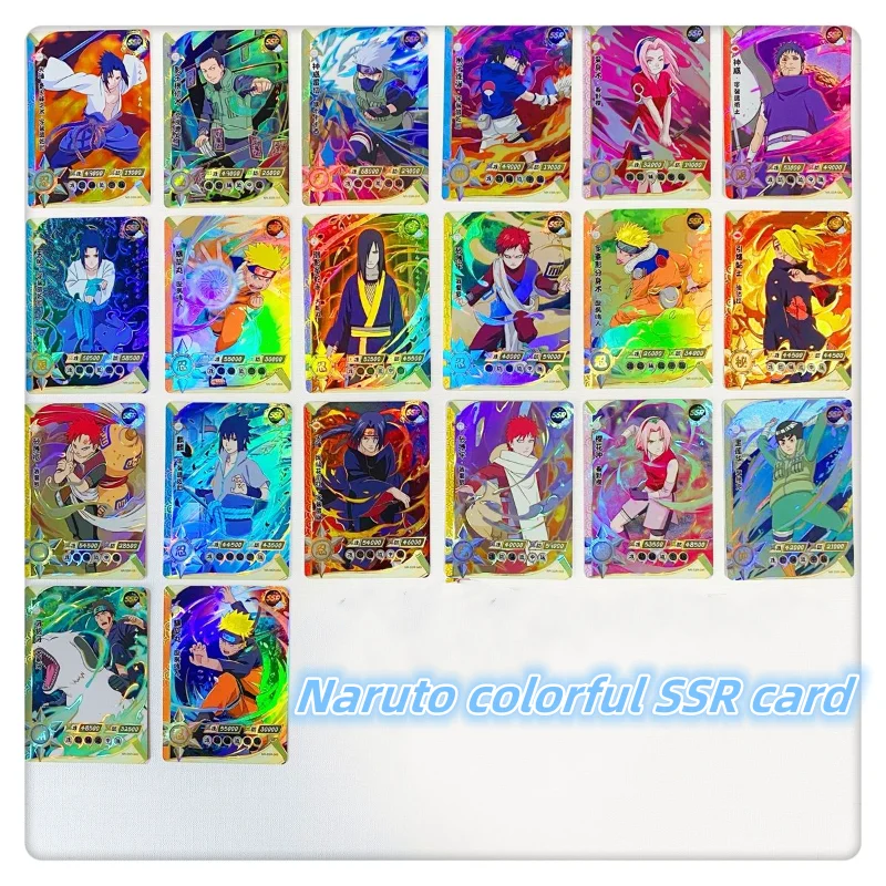 

Naruto Anime Peripheral Genuine Card Tour Card Pack Second Bomb SSR Leaflet Naruto Sasuke Rare Collection Card Gift